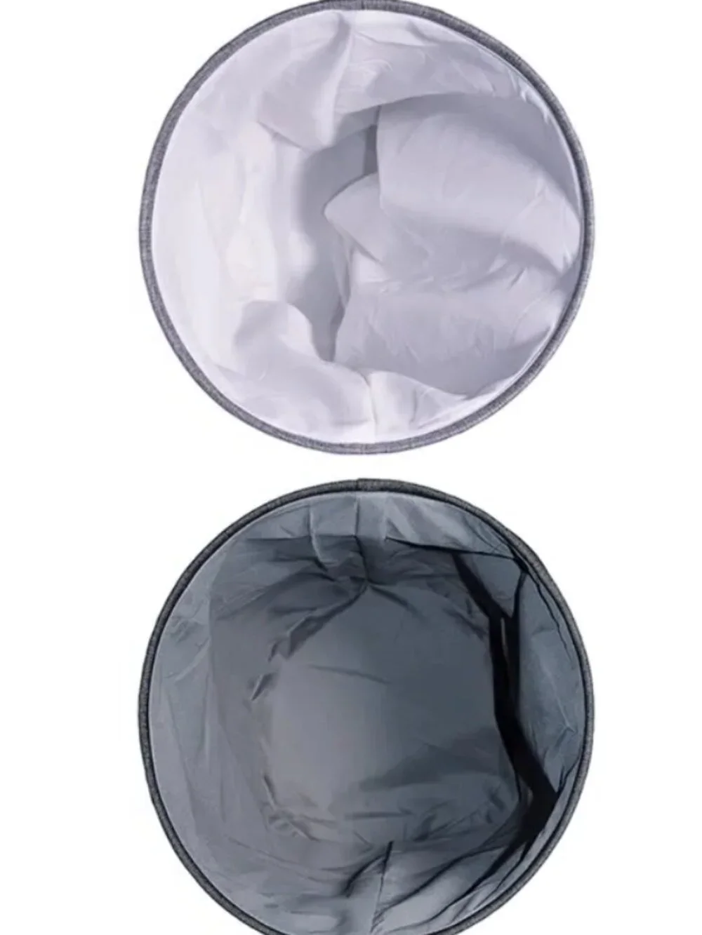 NEW 2 ComfiCo fabric laundry hampers for sorting light and dark laundry